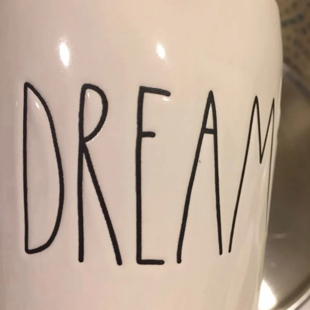 Rae Dunn Dreamer Mug NWT Coffee Tea ceramic gift black white